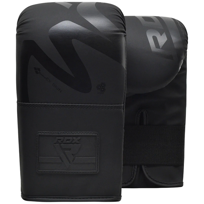 RDX F15 Noir Bag Gloves 4OZ Black