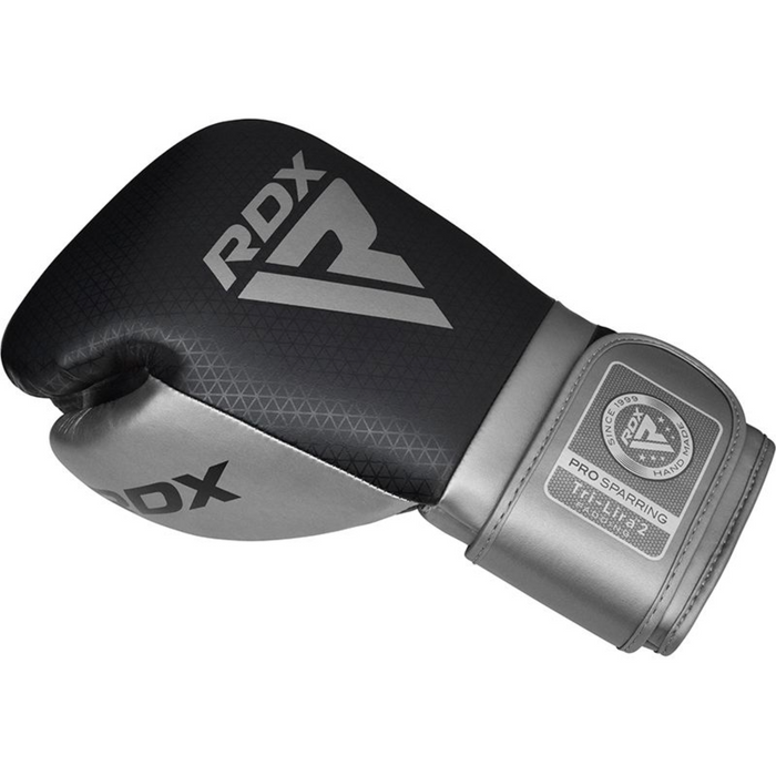 RDX L2 MARK PRO SPARRING BOXING GLOVES HOOK AND LOOP BLACK / GOLDEN - Gym From Home LLC