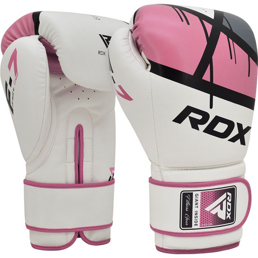 RDX F7 Women Training Boxing Gloves Pink / White - Gym From Home LLC