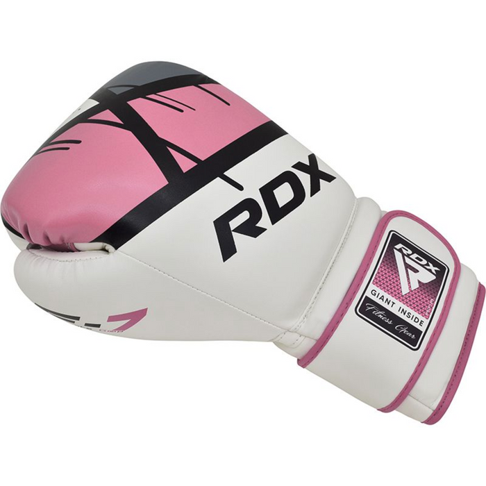 RDX F7 Women Training Boxing Gloves Pink / White - Gym From Home LLC