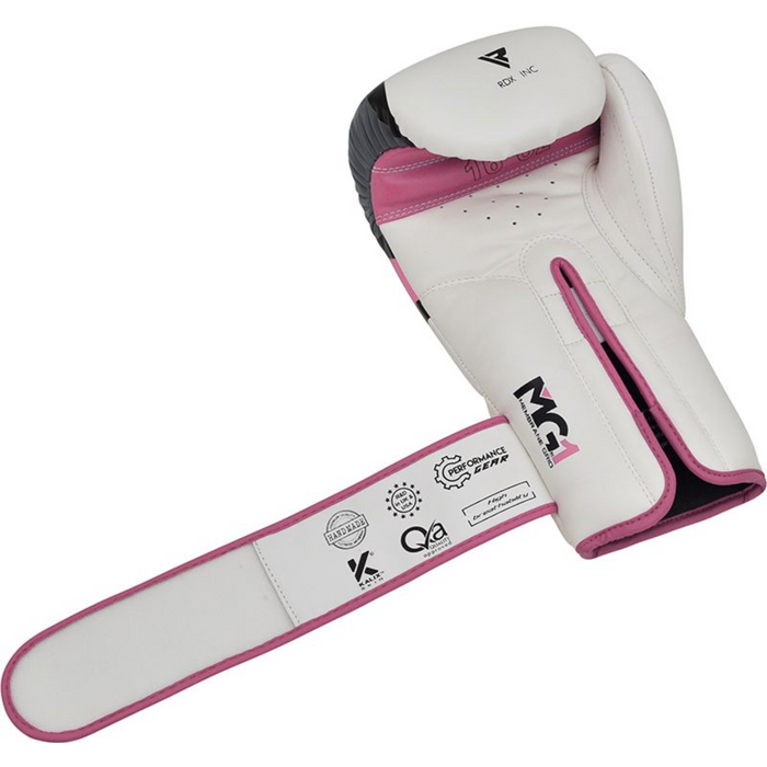 RDX F7 Women Training Boxing Gloves Pink / White - Gym From Home LLC